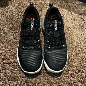 Under Armour Black and White Womens Volleyball Shoes